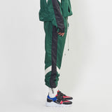 parachute track pant 2.5 / hunter green + black + ivory parachute track pant 2.5 / hunter green + black + ivory