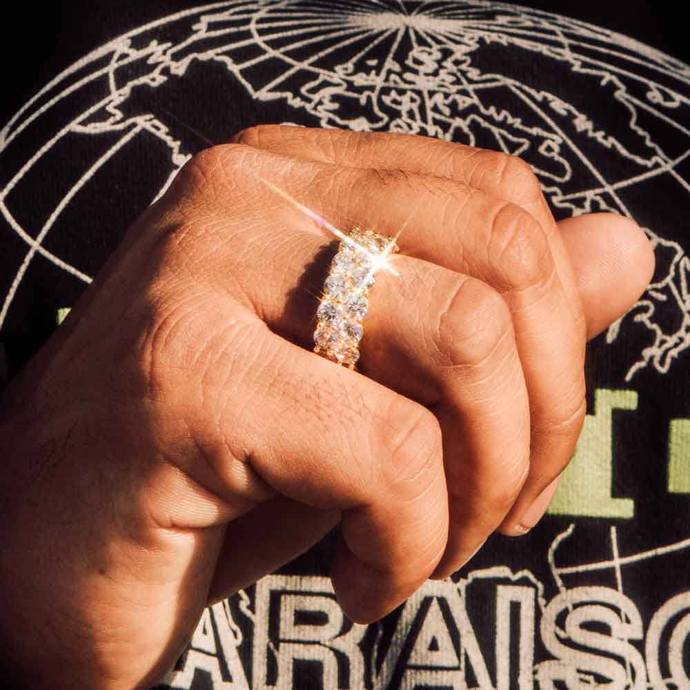 Diamond Dual Eternity Ring Diamond Dual Eternity Ring