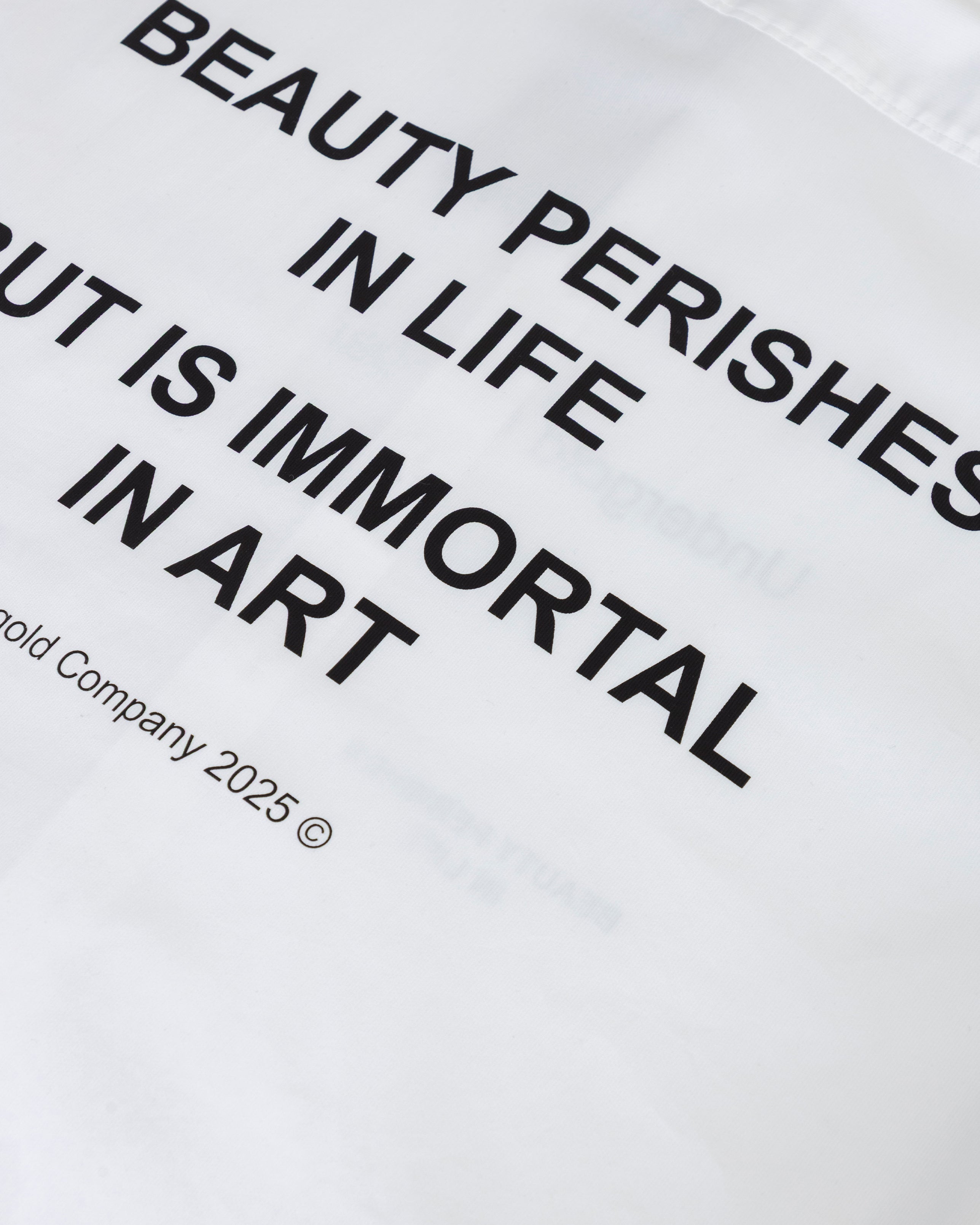 Echoes Beauty Long Sleeve Boxy Fit Shirt Bone Echoes Beauty Long Sleeve Boxy Fit Shirt Bone