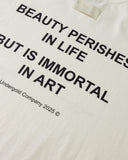 Echoes Beauty Tshirt White Echoes Beauty Tshirt White