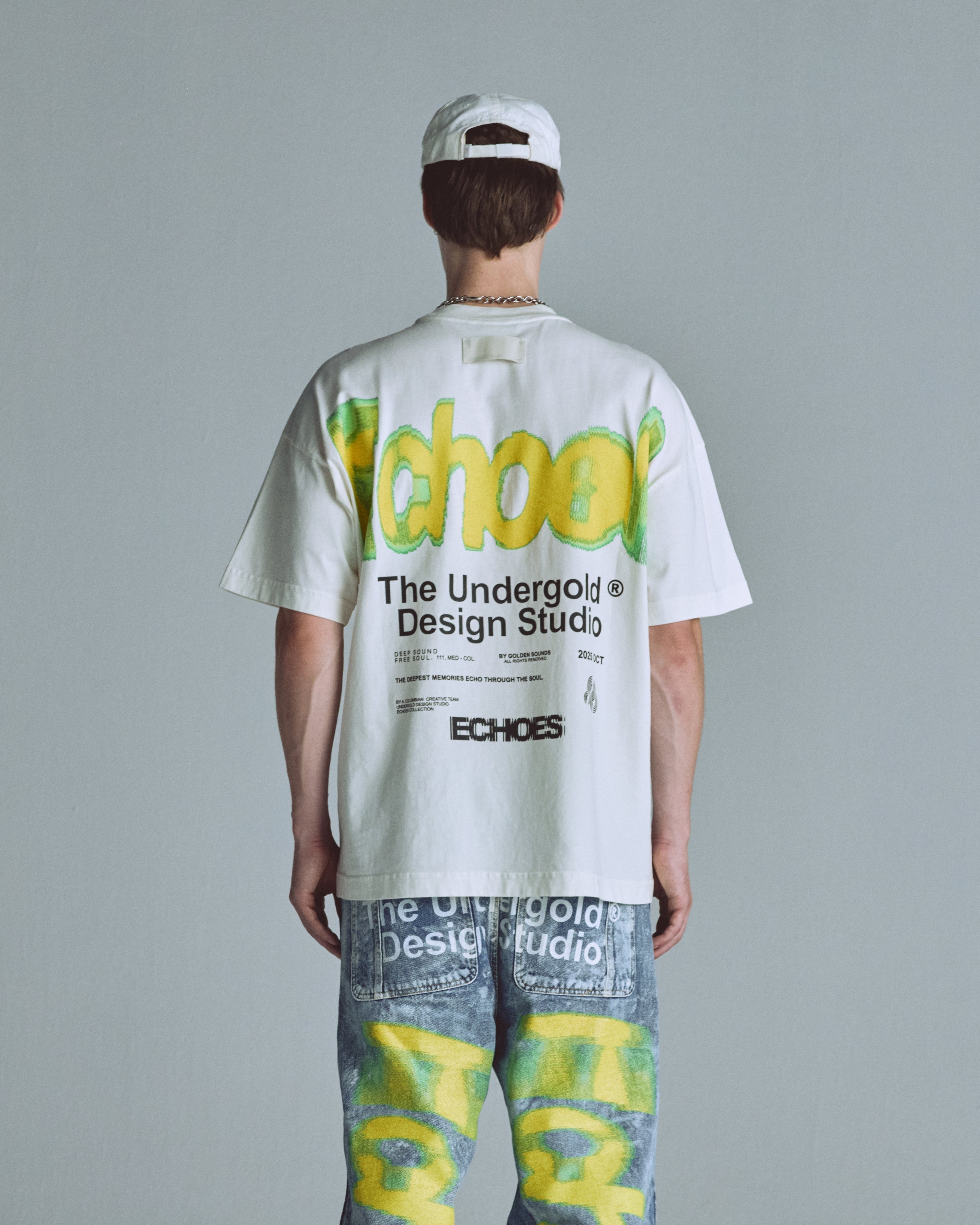 Echoes Echo Tshirt White Echoes Echo Tshirt White