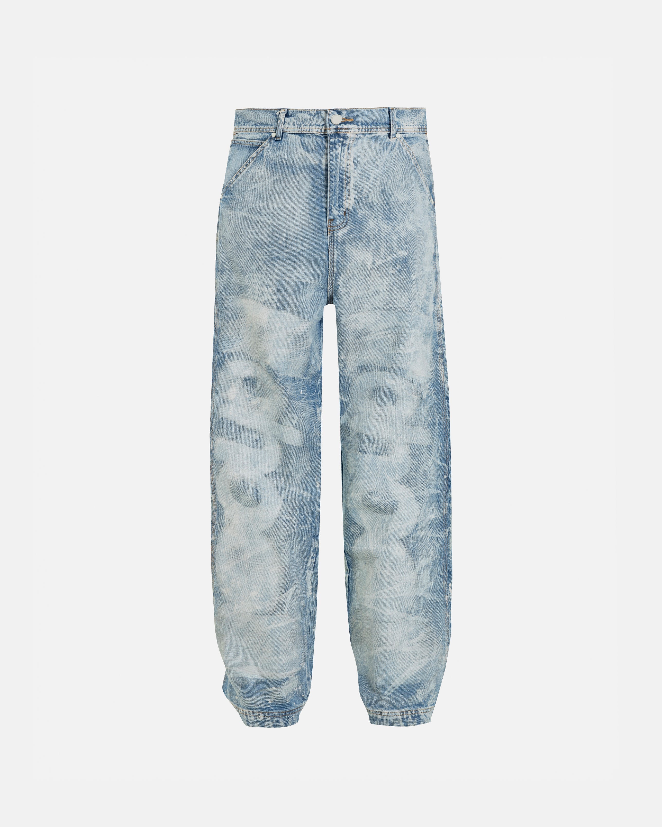 Echoes Echo Wide Jeans Washed Blue Echoes Echo Wide Jeans Washed Blue