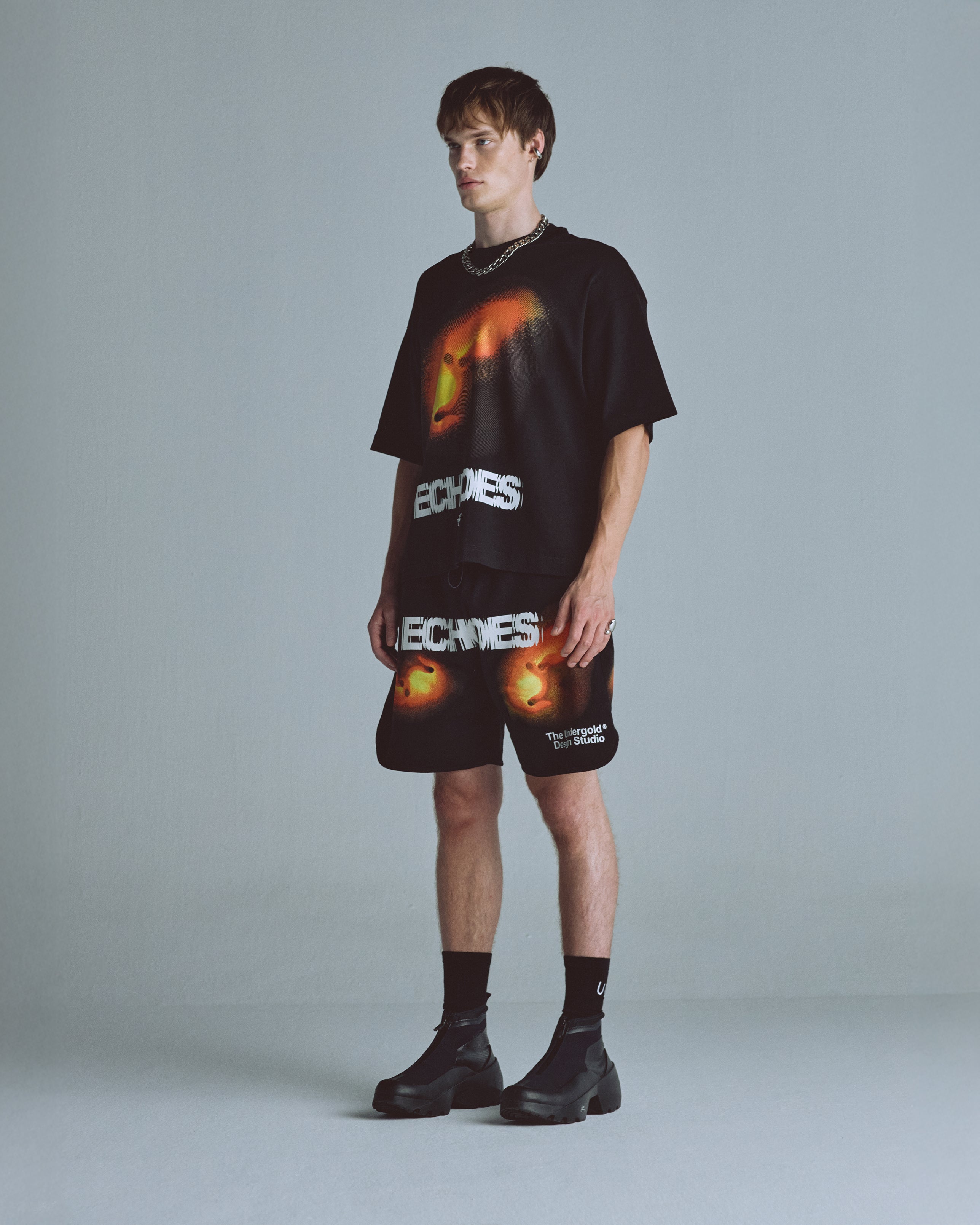 Echoes Pulse Biased Shorts Black Echoes Pulse Biased Shorts Black