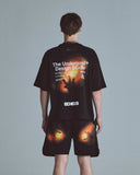 Echoes Pulse Boxy Fit Tshirt Black Echoes Pulse Boxy Fit Tshirt Black