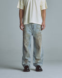 Echoes U Star Wide Jeans Washed Blue Echoes U Star Wide Jeans Washed Blue