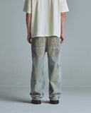 Echoes U Star Wide Jeans Washed Blue Echoes U Star Wide Jeans Washed Blue