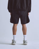 Embroidered UG Biased Shorts Black Embroidered UG Biased Shorts Black