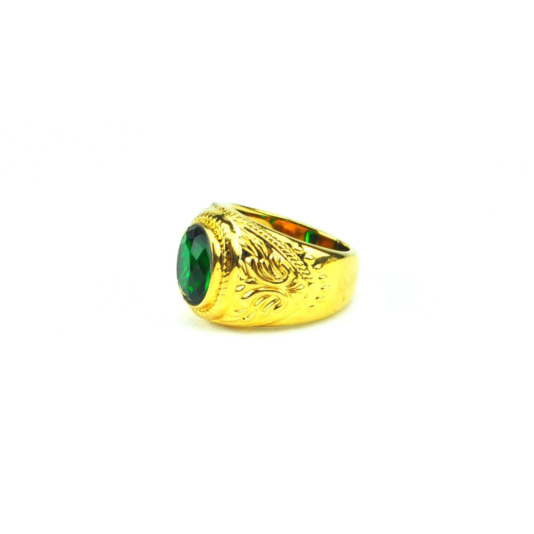 Gold Emerald Ring Gold Emerald Ring