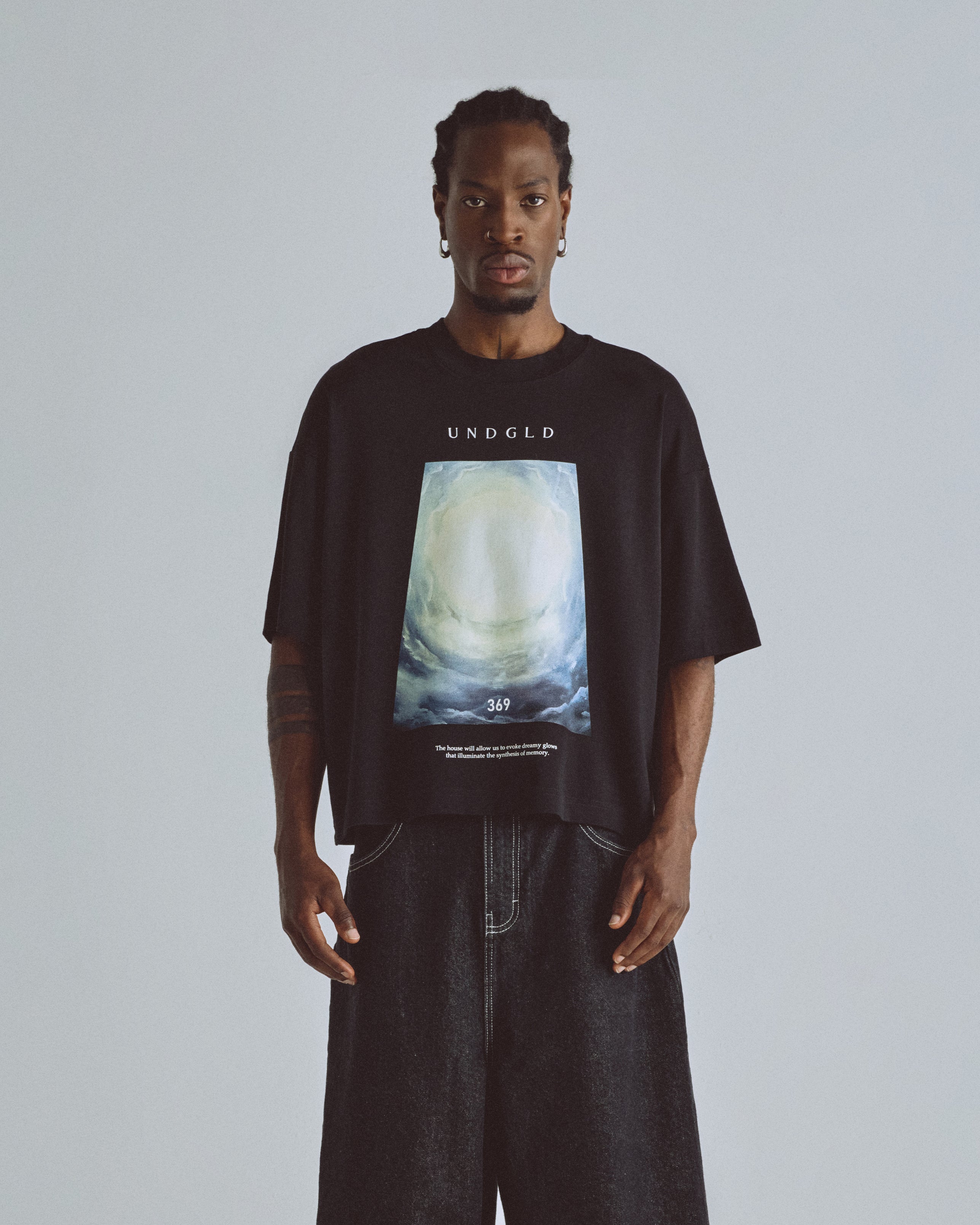 Eternal Tunnel Boxy Fit Tshirt Black Eternal Tunnel Boxy Fit Tshirt Black