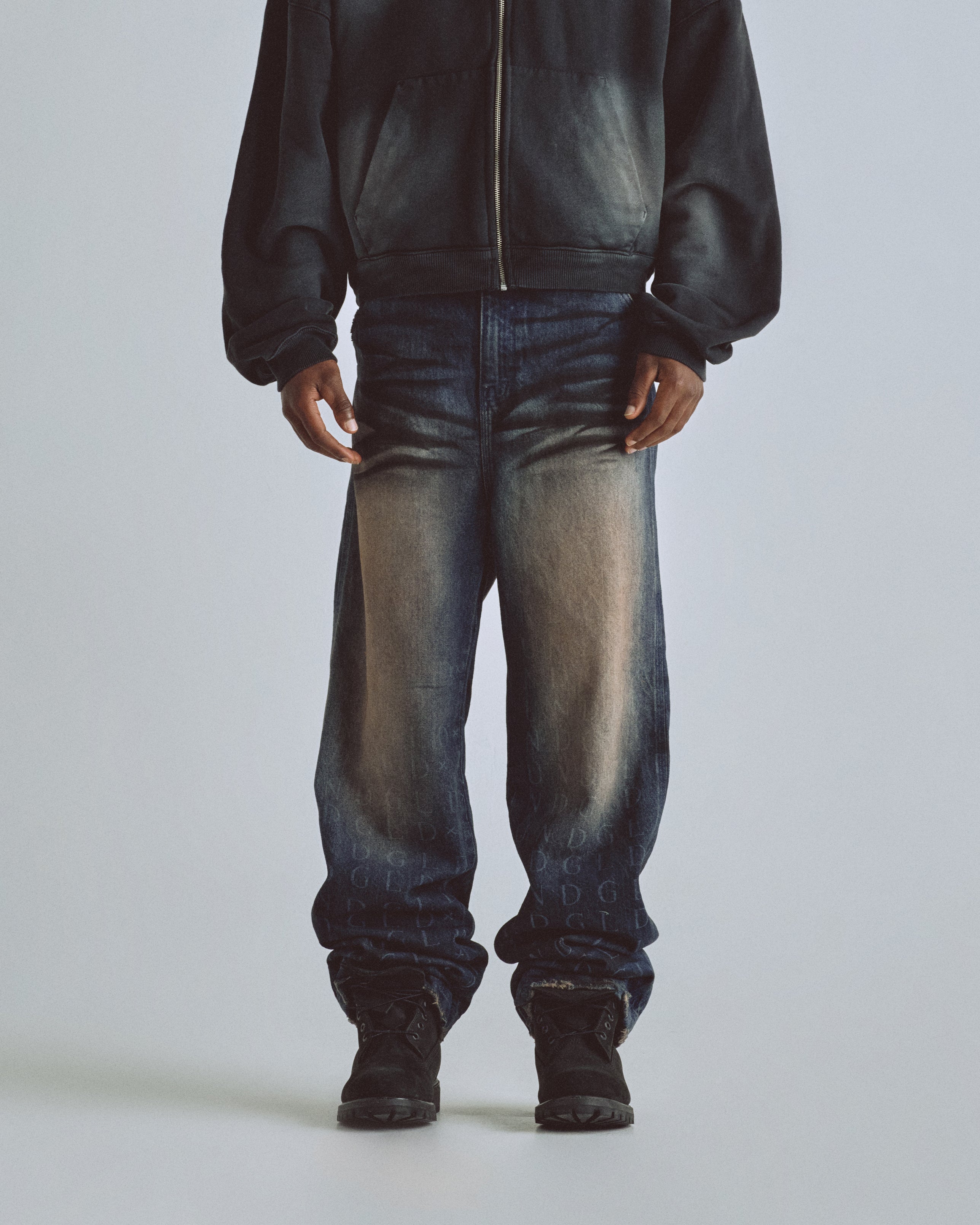 Eternal UNDGLD Wide Jean Polluted Blue Eternal UNDGLD Wide Jean Polluted Blue