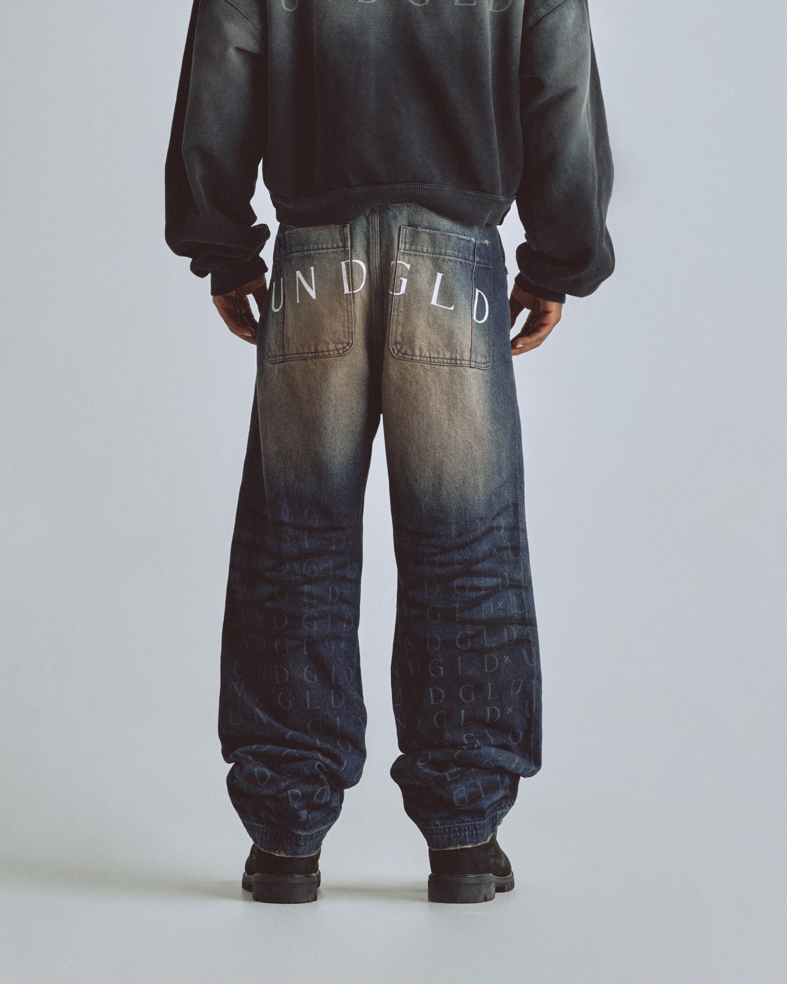 Eternal UNDGLD Wide Jean Polluted Blue Eternal UNDGLD Wide Jean Polluted Blue