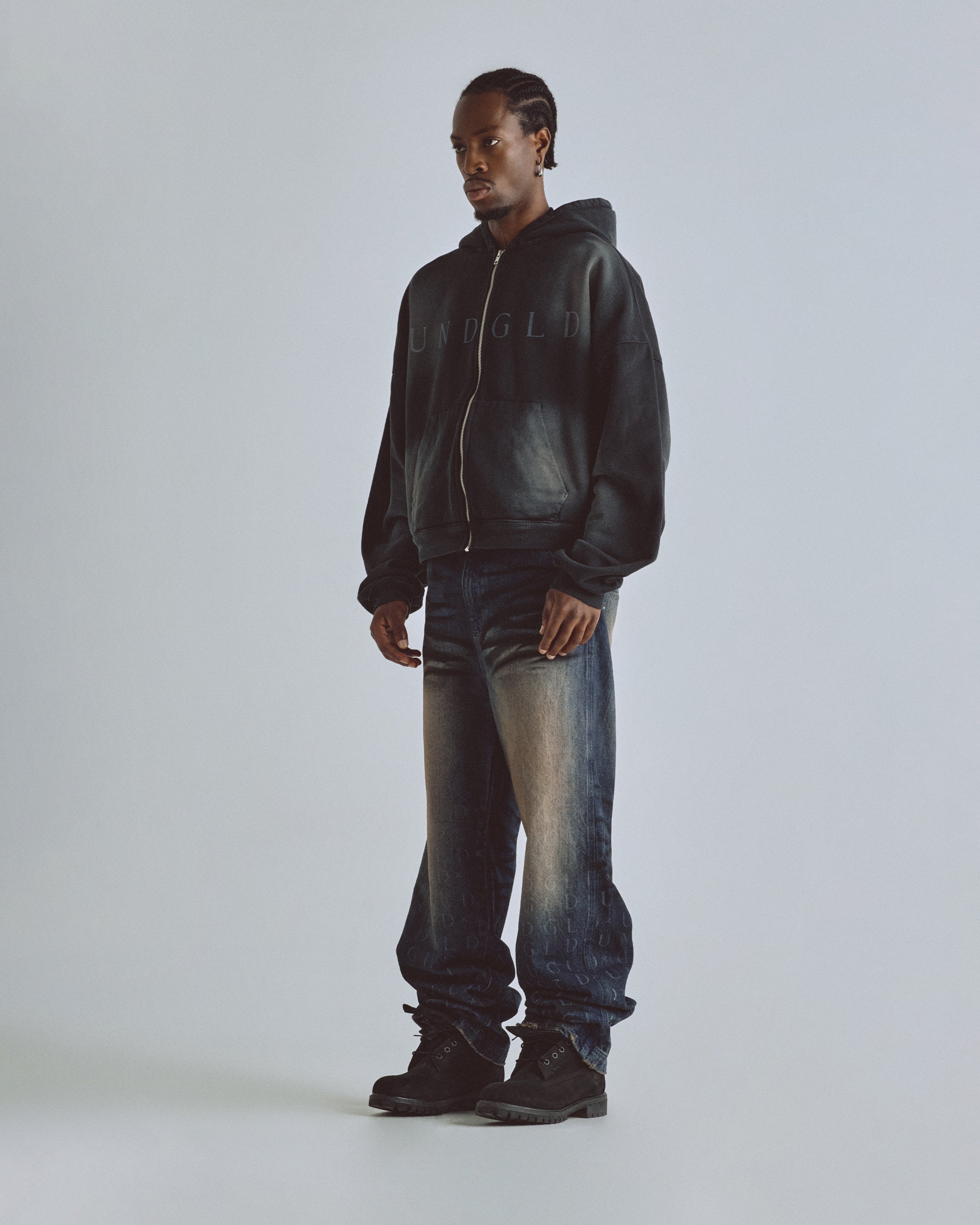 Eternal UNDGLD Wide Jean Polluted Blue Eternal UNDGLD Wide Jean Polluted Blue