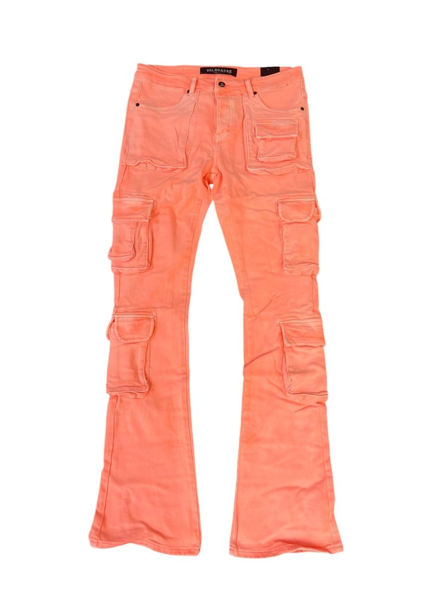EXPANSE - STACKED FLARE JEAN ORANGE EXPANSE - STACKED FLARE JEAN ORANGE