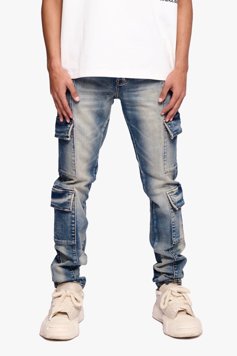 Fade Skinny Jean Blue Washed Fade Skinny Jean Blue Washed