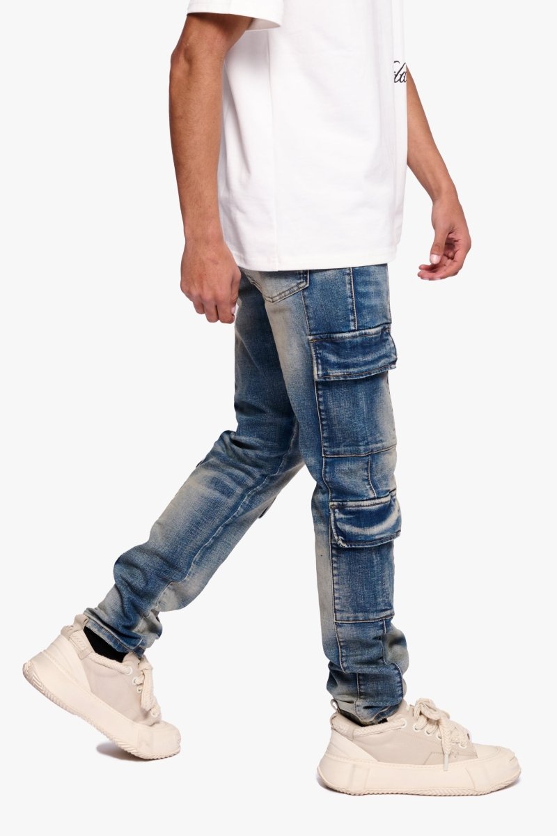 Fade Skinny Jean Blue Washed Fade Skinny Jean Blue Washed