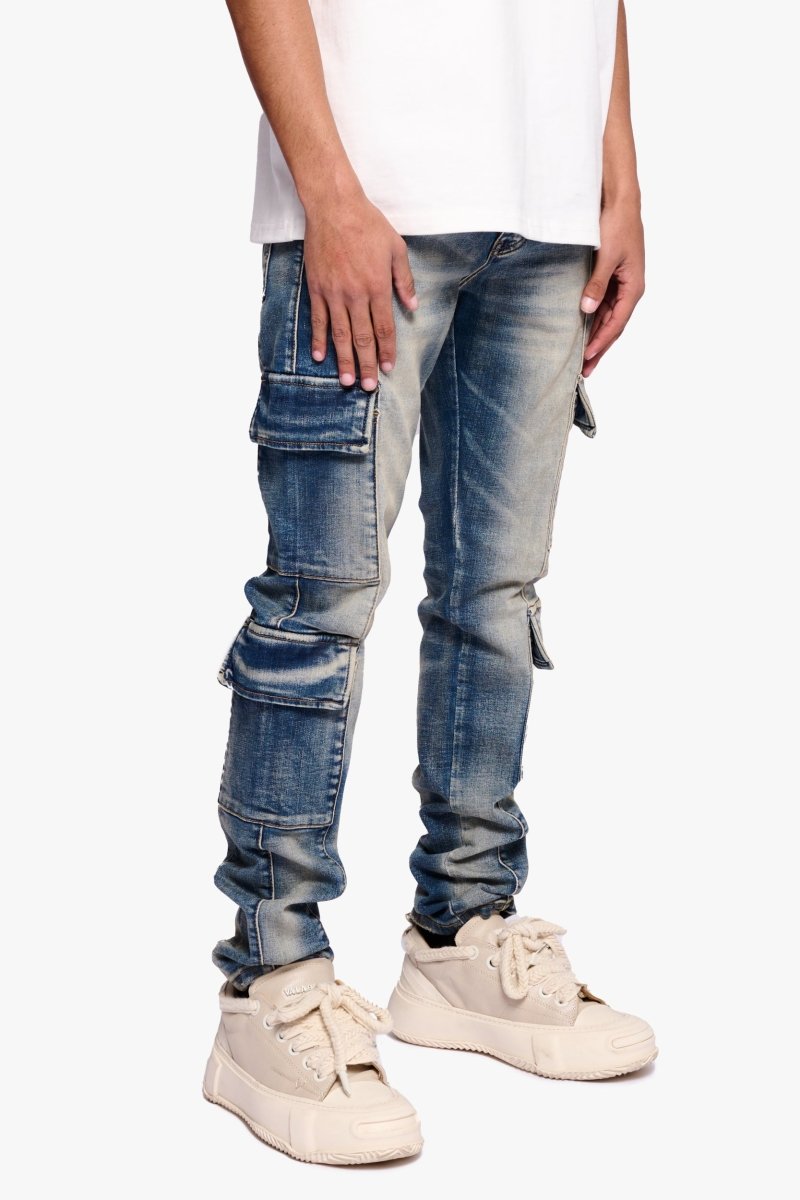 Fade Skinny Jean Blue Washed Fade Skinny Jean Blue Washed