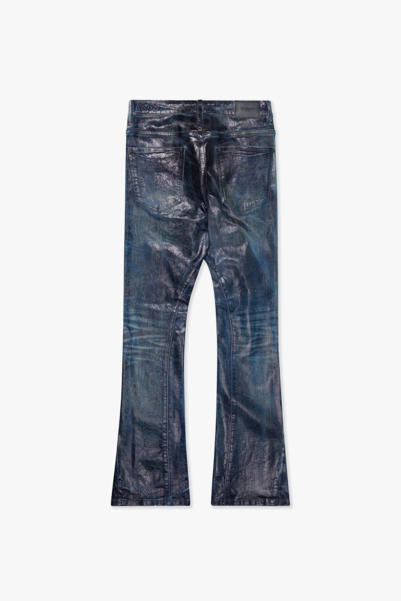 Fax Stacked Denim Dirty Indigo Waxed Fax Stacked Denim Dirty Indigo Waxed