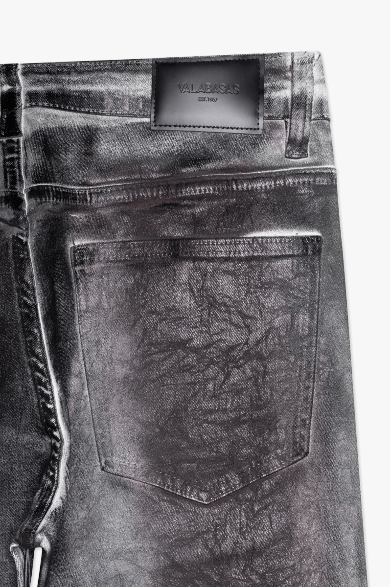 Fax Waxed Stacked Denim Red White Dirty waxed Fax Waxed Stacked Denim Red White Dirty waxed