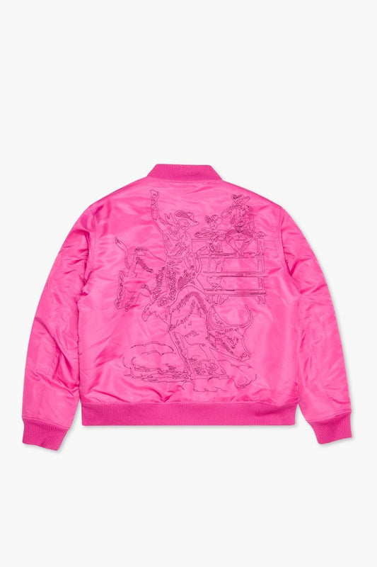 "FIRST CLASS" JACKET FUCHSIA