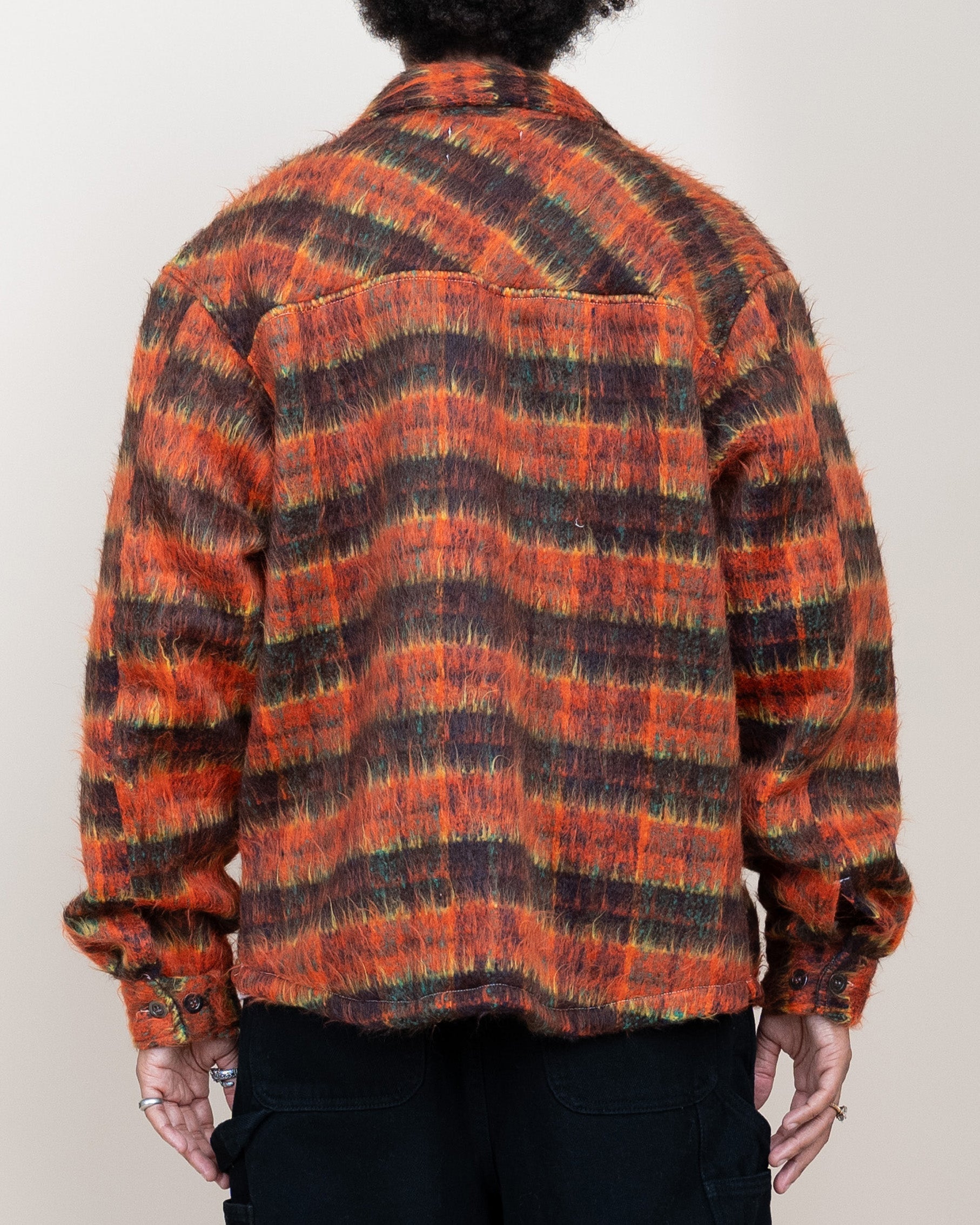 EPTM Side Slit Flannel - Blood Orange EPTM Side Slit Flannel - Blood Orange