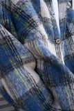 EPTM Side Slit Flannel - Blue/Grey EPTM Side Slit Flannel - Blue/Grey