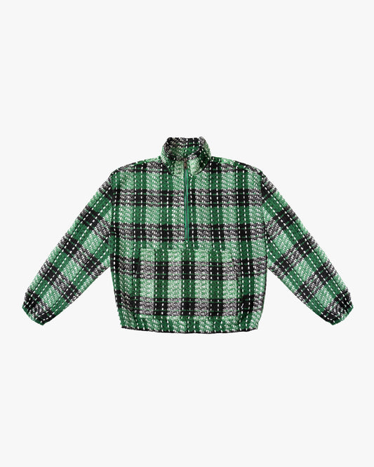 EPTM Flannel Half Zip Pullover - Green