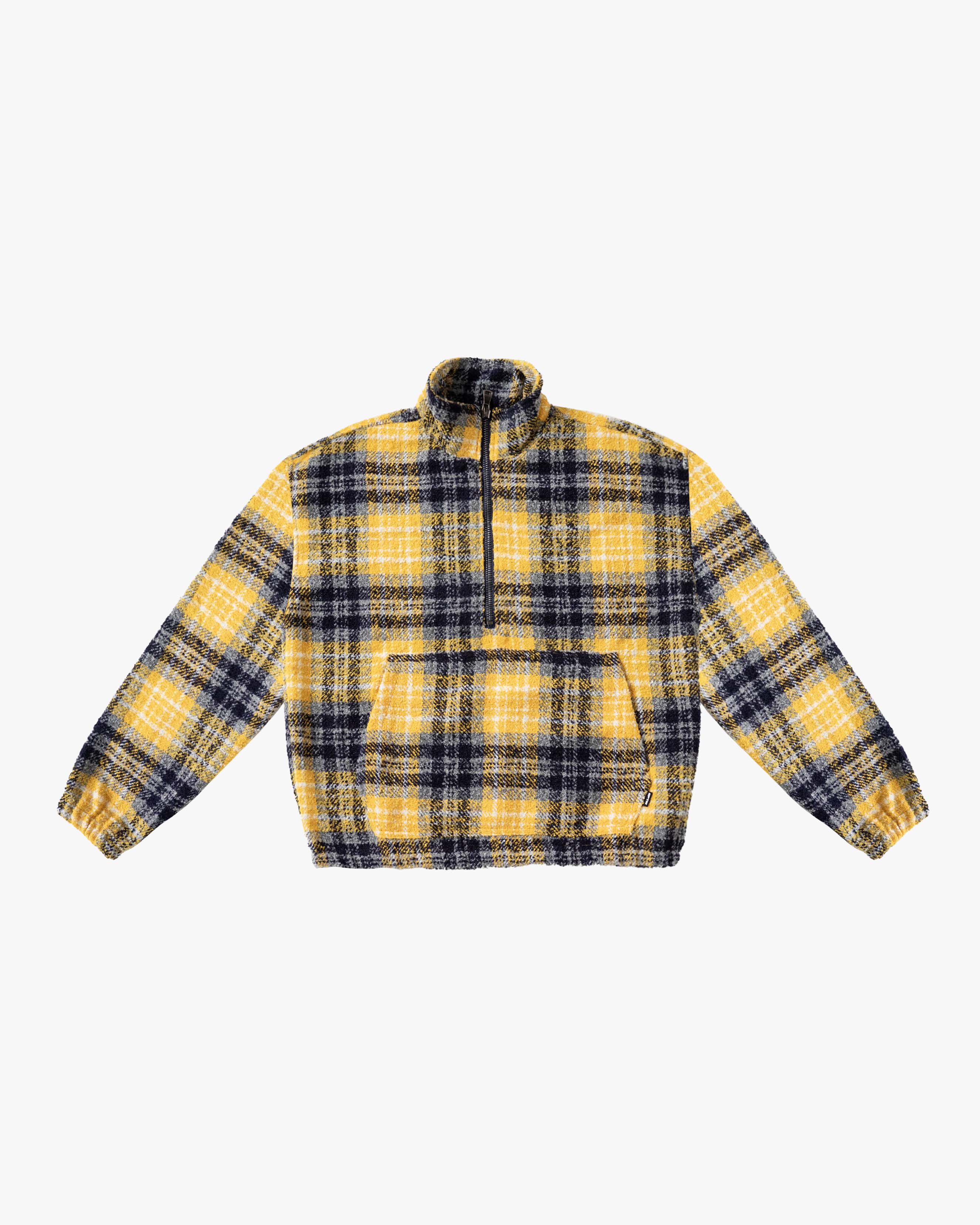 EPTM Flannel Half Zip Pullover - Yellow EPTM Flannel Half Zip Pullover - Yellow