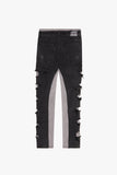 "FRAYSLATE" SKINNY JEAN CHARCOAL WASH "FRAYSLATE" SKINNY JEAN CHARCOAL WASH