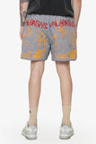 "GHOST HANDS" TAPESTRY SHORTS WHITE "GHOST HANDS" TAPESTRY SHORTS WHITE