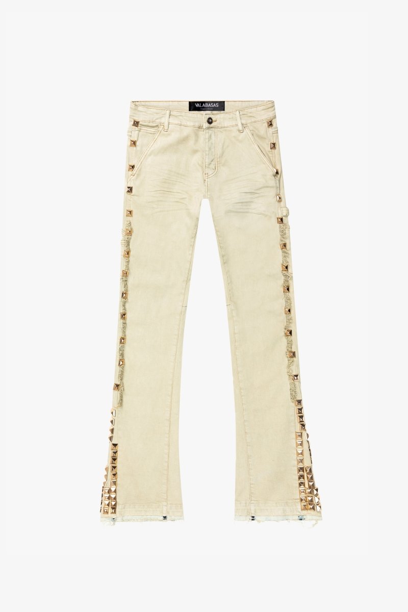 "GLAZ" STACKED FLARE JEAN SISAL "GLAZ" STACKED FLARE JEAN SISAL