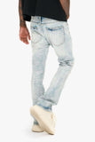 Glim Stacked Flare Jeans Light Blue Wash Glim Stacked Flare Jeans Light Blue Wash