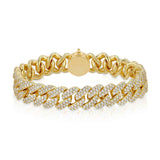 Diamond Cuban Link Bracelet 12mm Diamond Cuban Link Bracelet 12mm