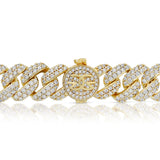 Diamond Cuban Link Bracelet 12mm Diamond Cuban Link Bracelet 12mm