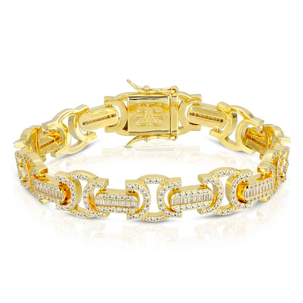 Diamond Baguette Byzantine Bracelet Diamond Baguette Byzantine Bracelet