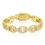 Diamond Baguette Byzantine Bracelet Diamond Baguette Byzantine Bracelet