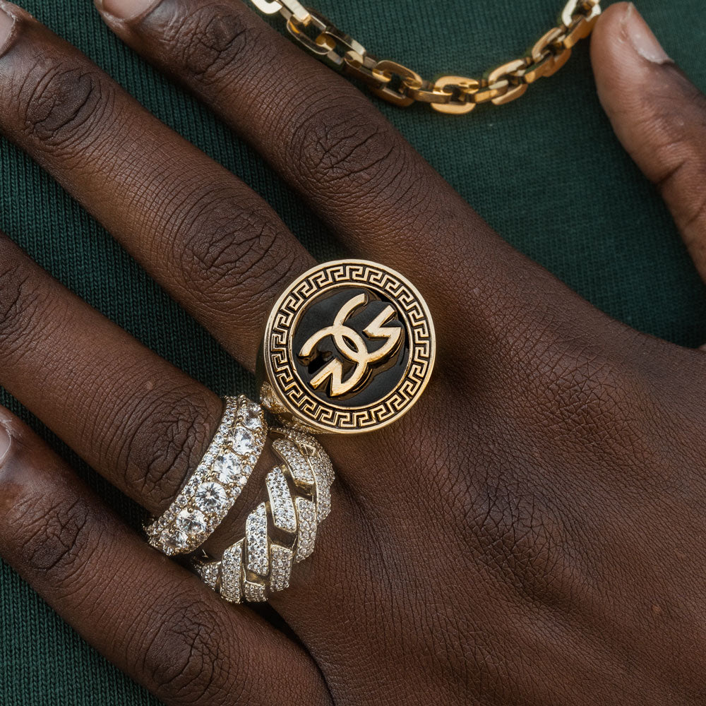 The Gold Gods Signature Logo Ring The Gold Gods Signature Logo Ring