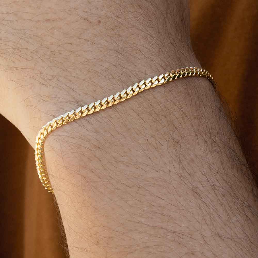 Solid Gold Cuban Link Bracelet Solid Gold Cuban Link Bracelet