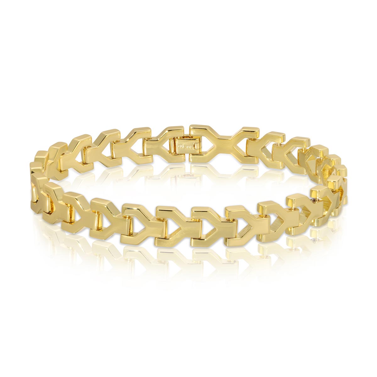 Gold Y Link Bracelet 8mm Gold Y Link Bracelet 8mm
