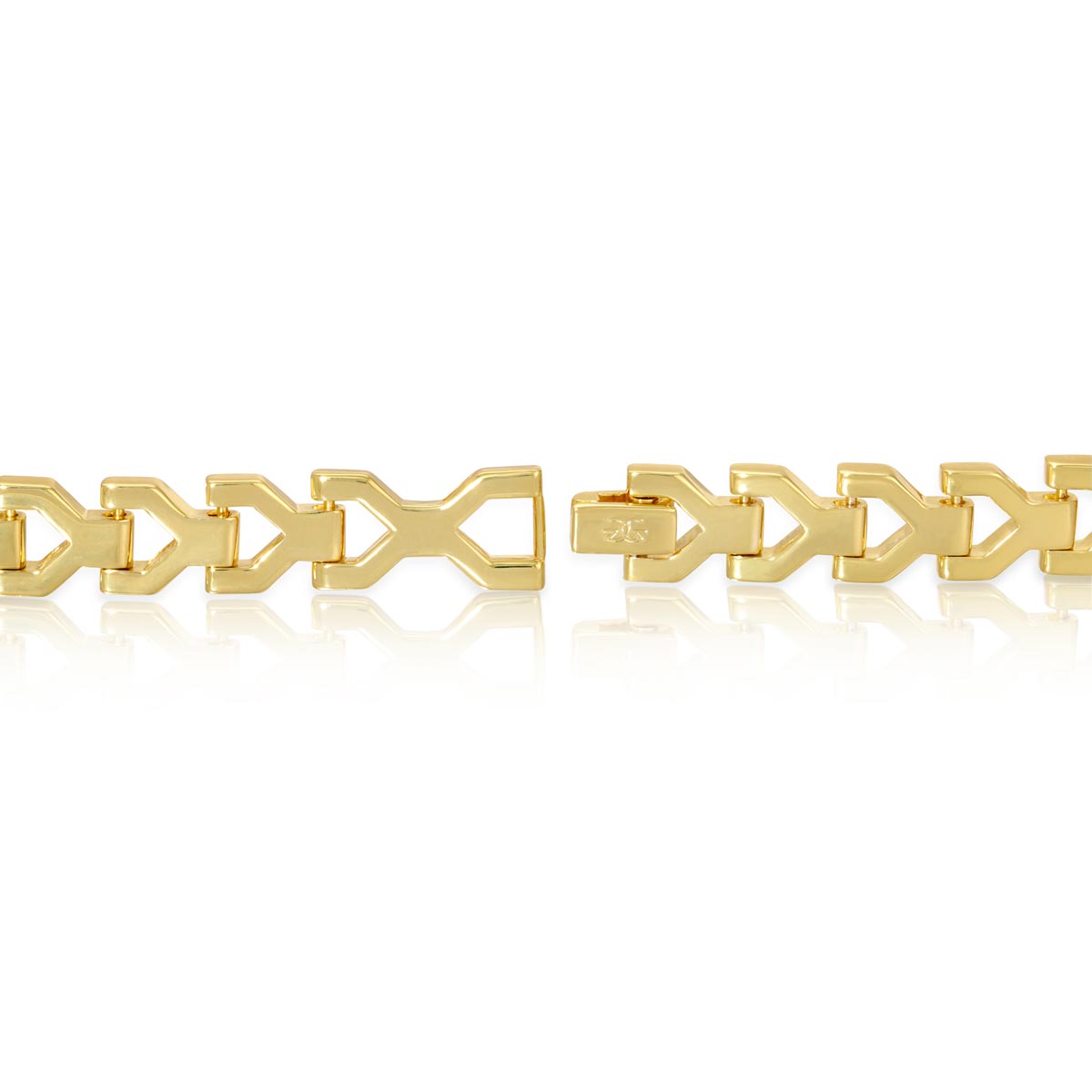 Gold Y Link Bracelet 8mm Gold Y Link Bracelet 8mm