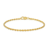 Vermeil Rope Bracelet 2.5mm Vermeil Rope Bracelet 2.5mm