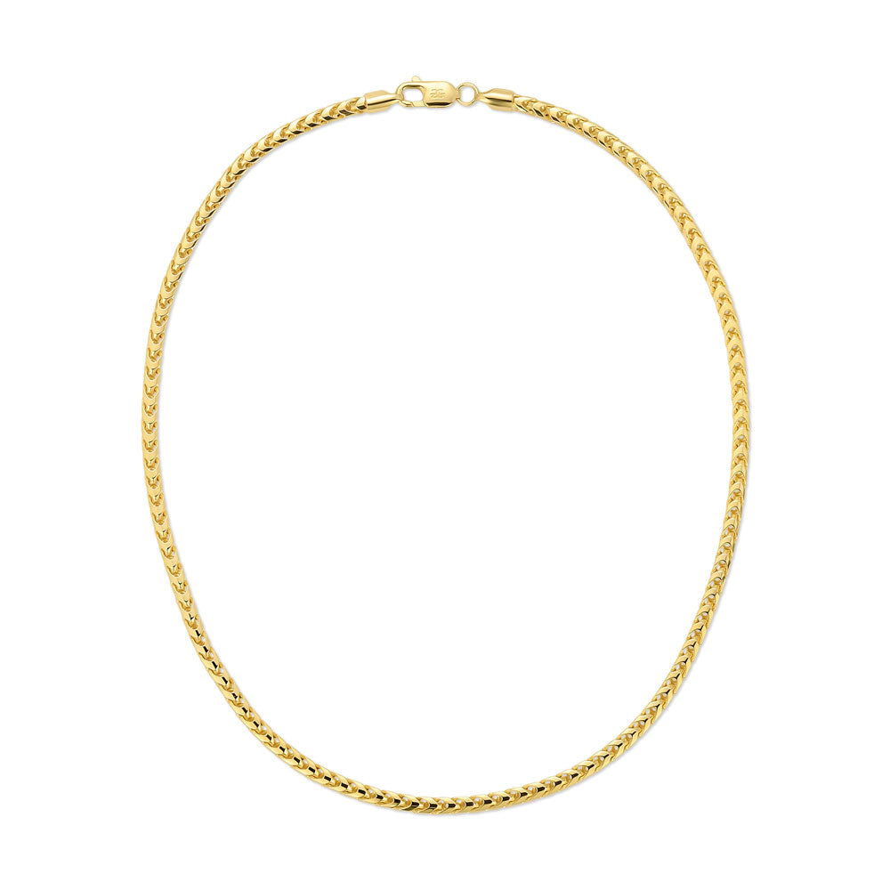 Solid Gold Curved Franco Chain Solid Gold Curved Franco Chain