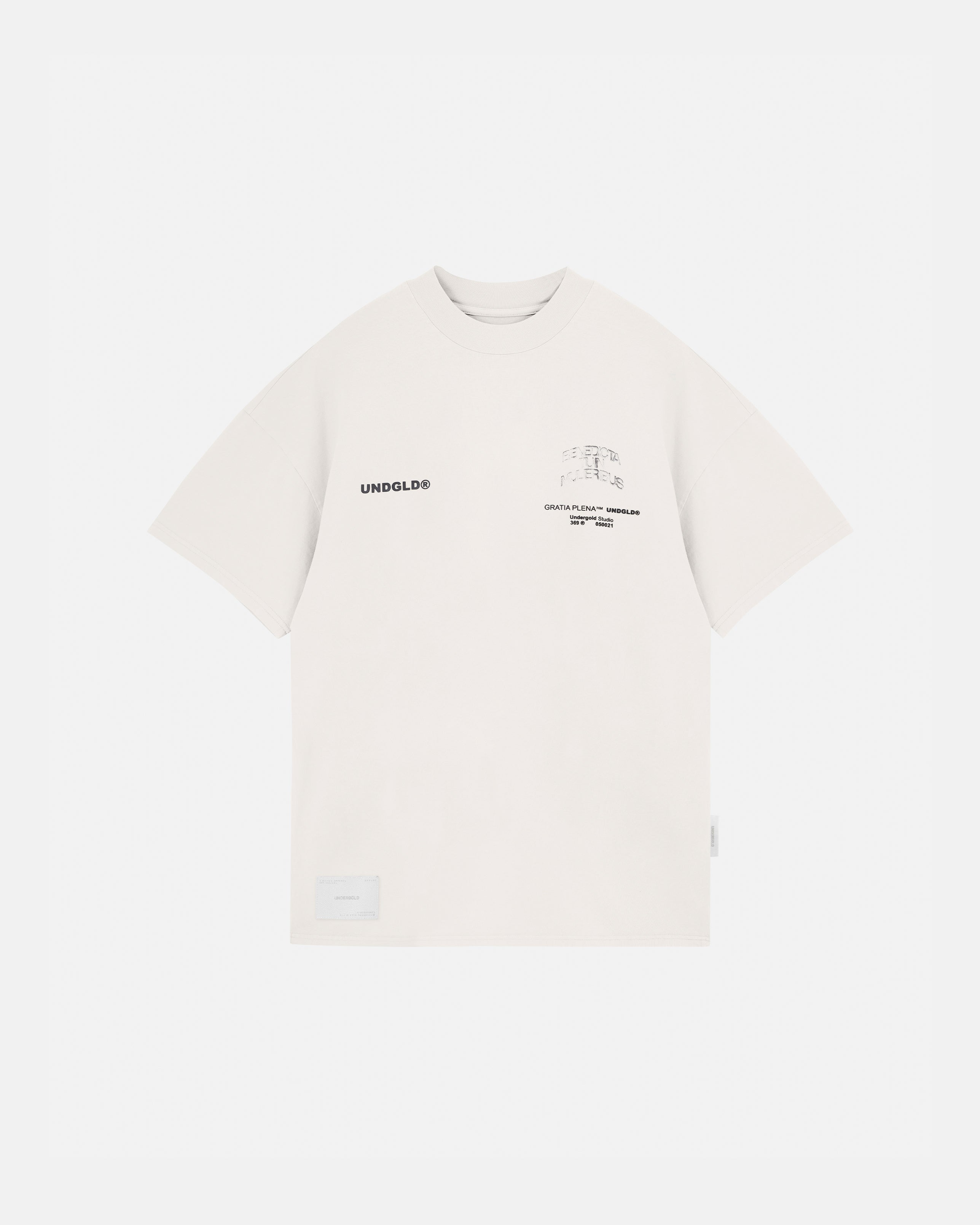 Gratia Plena Benedicta Tshirt White Gratia Plena Benedicta Tshirt White