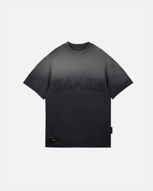 Gratia Plena GOLD Tshirt Faded Black