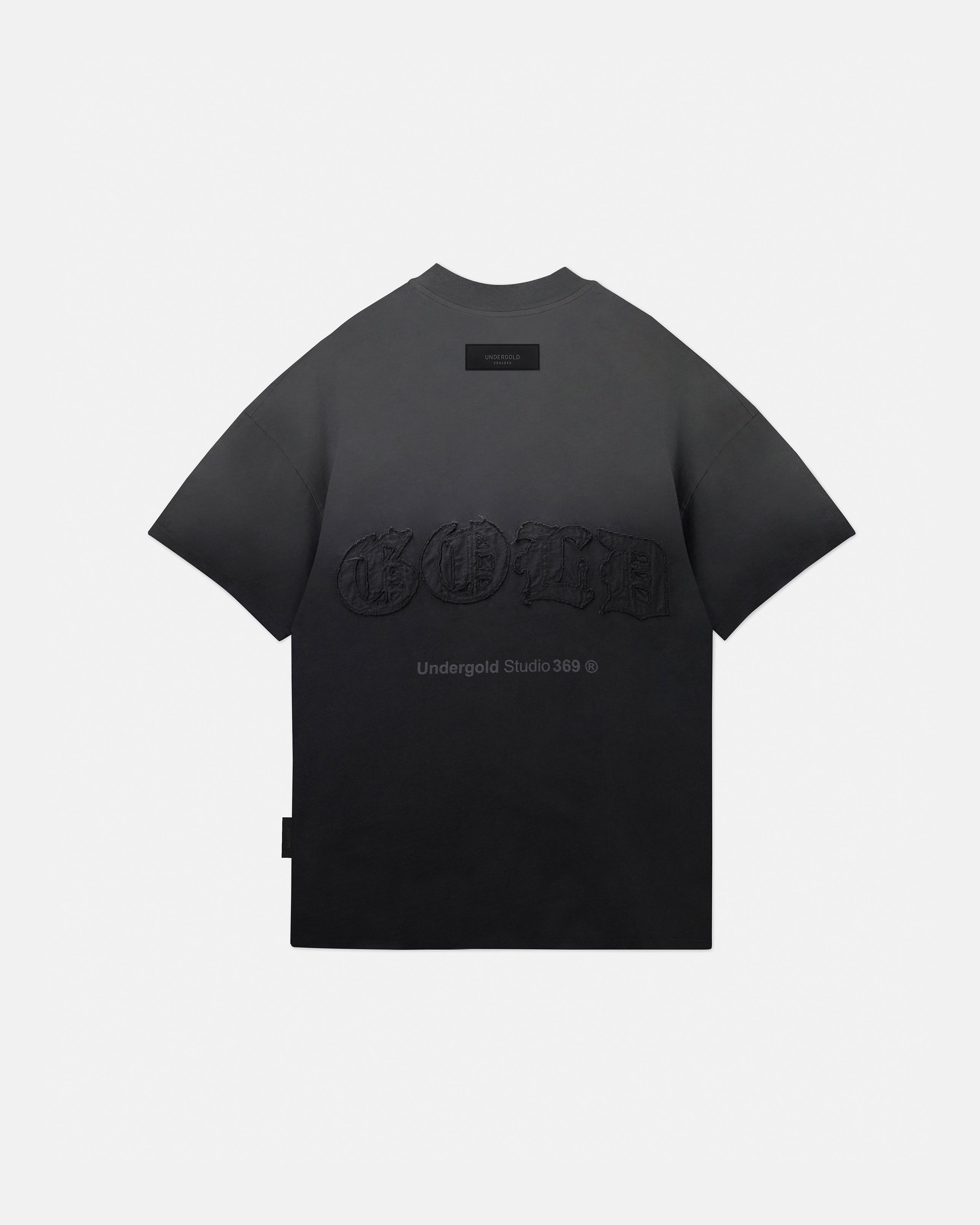Gratia Plena GOLD Tshirt Faded Black Gratia Plena GOLD Tshirt Faded Black