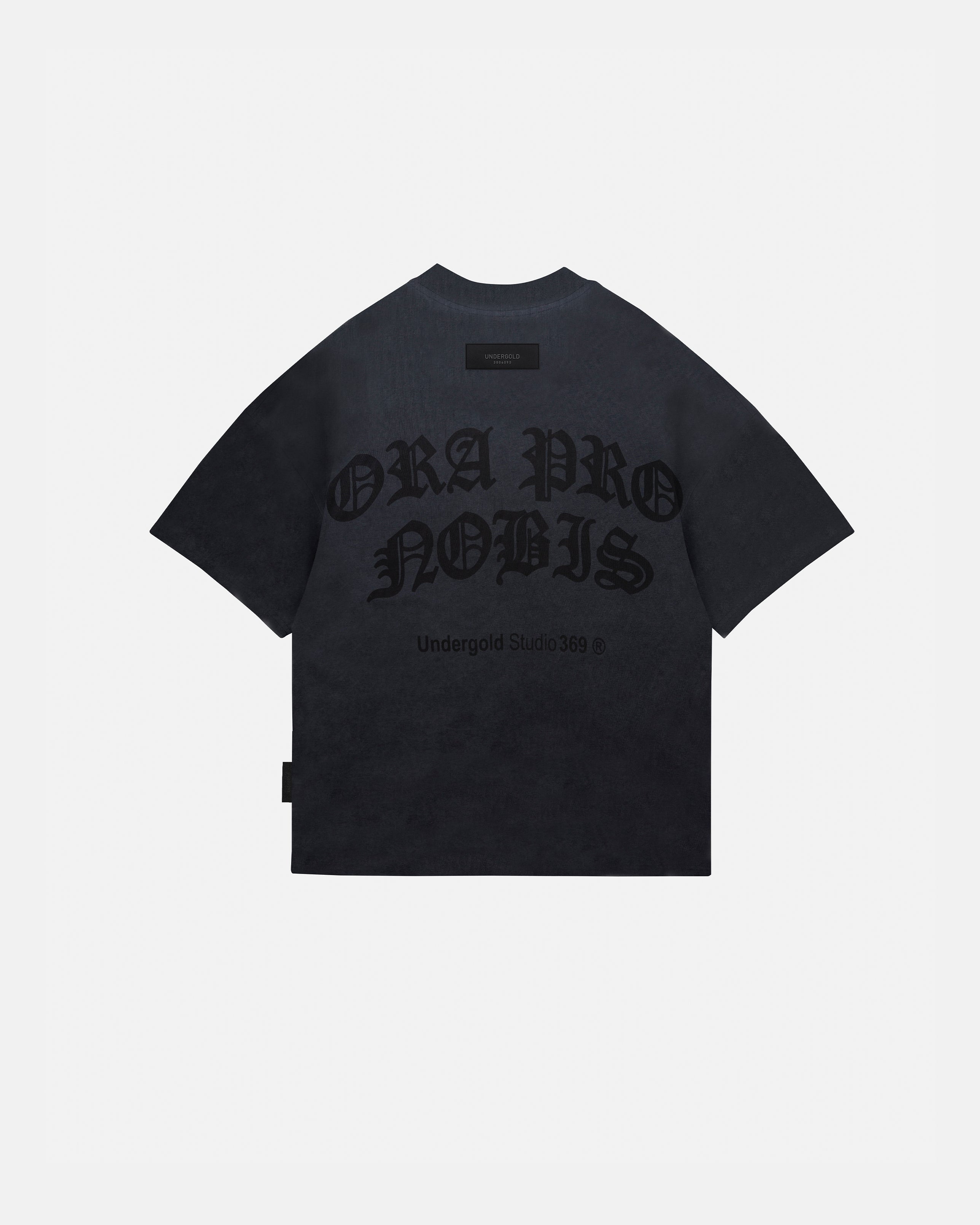 Gratia Plena Ora Pro Nobis Boxy Fit Tshirt Vintage Black Gratia Plena Ora Pro Nobis Boxy Fit Tshirt Vintage Black