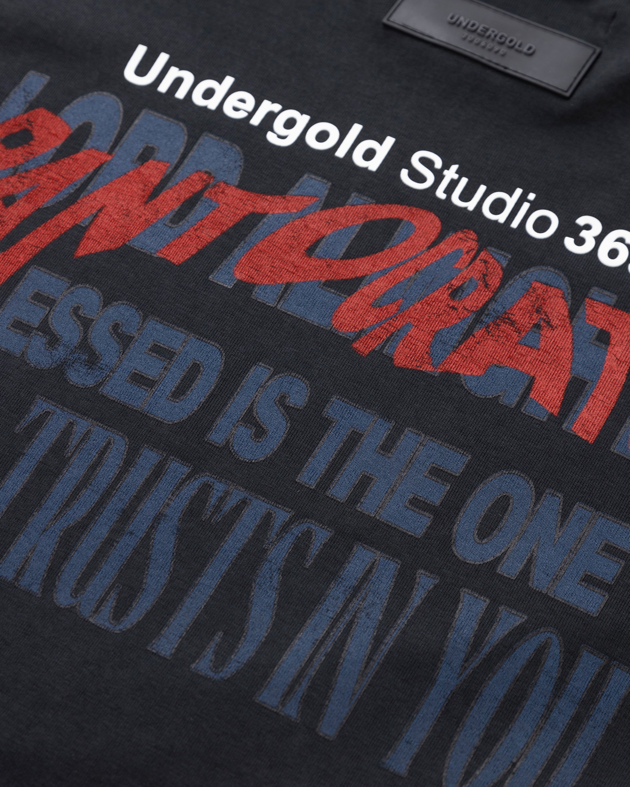 Gratia Plena Pantocrator Boxy Fit Tshirt Vintage Black Gratia Plena Pantocrator Boxy Fit Tshirt Vintage Black