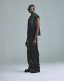 Gratia Plena Pantocrator Sleeveless Tshirt Faded Black Gratia Plena Pantocrator Sleeveless Tshirt Faded Black