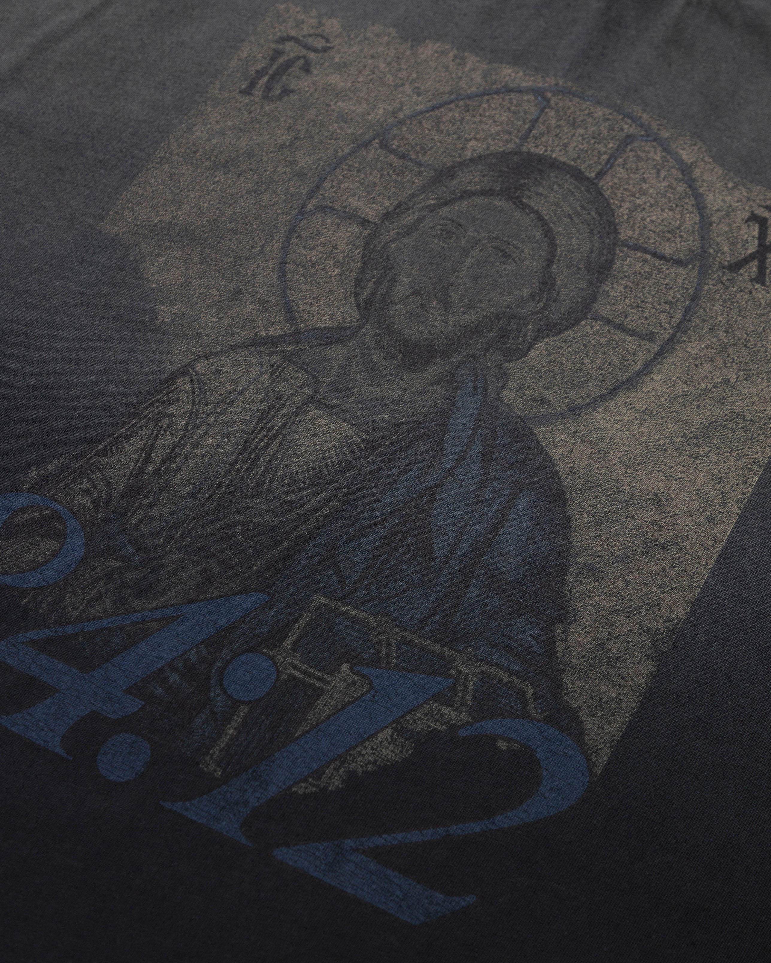 Gratia Plena Pantocrator Sleeveless Tshirt Faded Black Gratia Plena Pantocrator Sleeveless Tshirt Faded Black