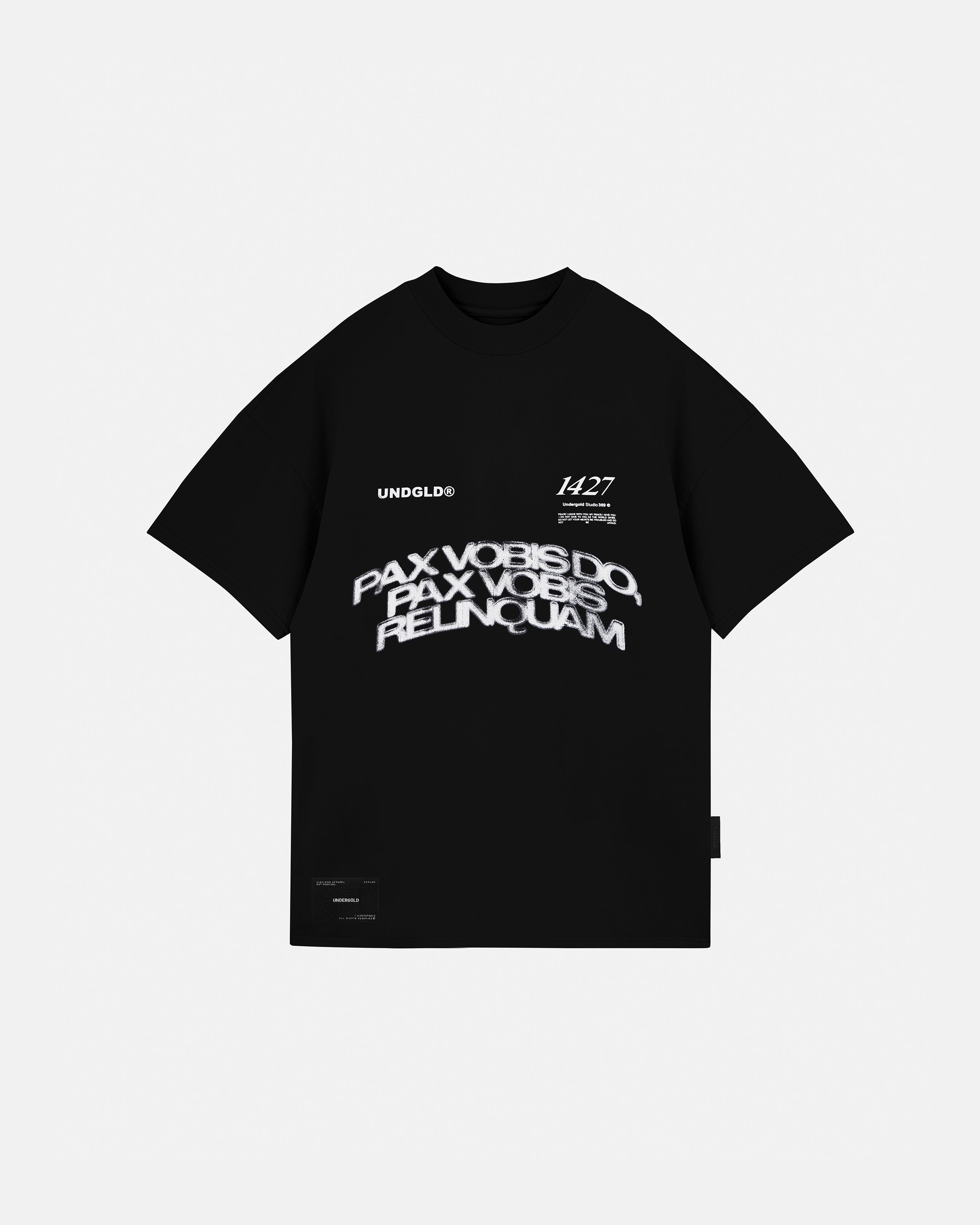 Gratia Plena Pax Tshirt Black Gratia Plena Pax Tshirt Black