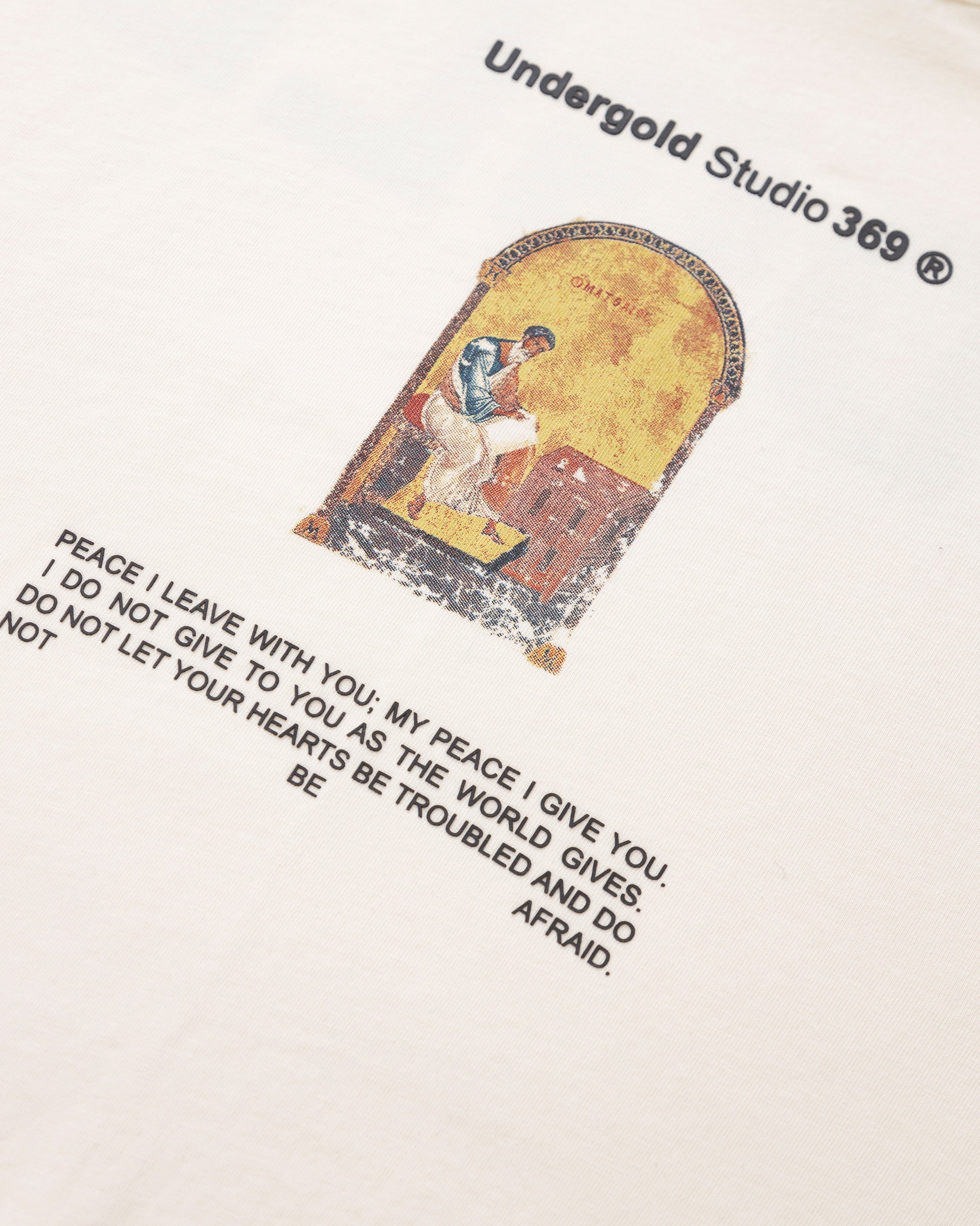 Gratia Plena Saint Matthew Tshirt Cream Gratia Plena Saint Matthew Tshirt Cream